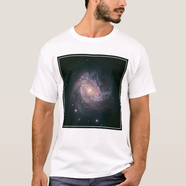 Barred Spiral Galaxy Messier 83. 2 T-Shirt (Front)