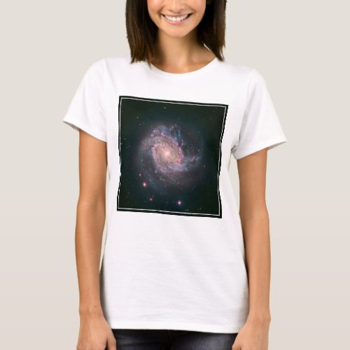 Barred Spiral Galaxy Messier 83 2 T_Shirt