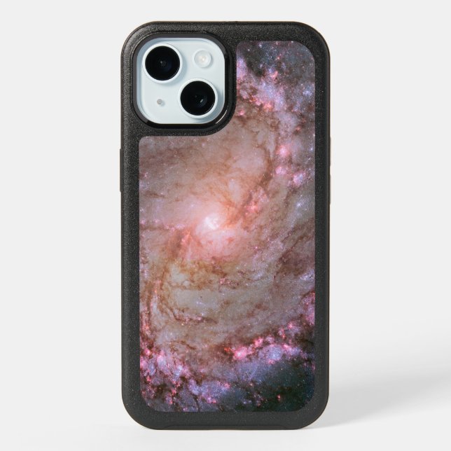 Barred Spiral Galaxy Messier 83. iPhone 15 Case (Back)