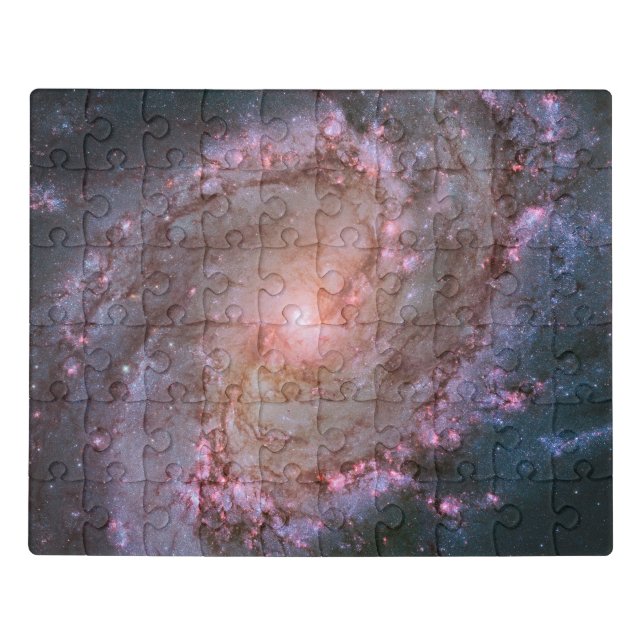 Barred Spiral Galaxy Messier 83. Jigsaw Puzzle (Puzzle Horizontal)