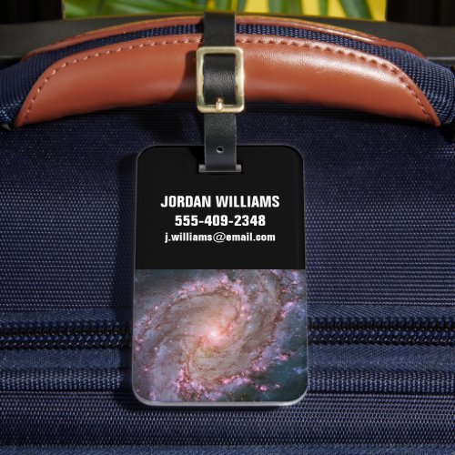 Barred Spiral Galaxy Messier 83 Luggage Tag