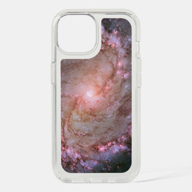 Barred Spiral Galaxy Messier 83. Speck iPhone Case (Front)