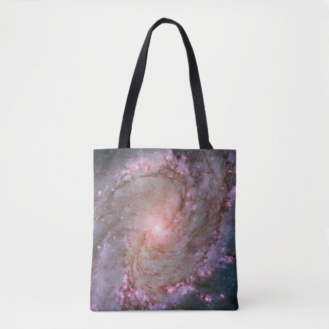 Barred Spiral Galaxy Messier 83. Tote Bag (Front)