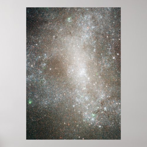 Barred Spiral Galaxy NGC 1313 _ HST Poster