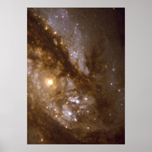 Barred Spiral Galaxy NGC 1365 Poster