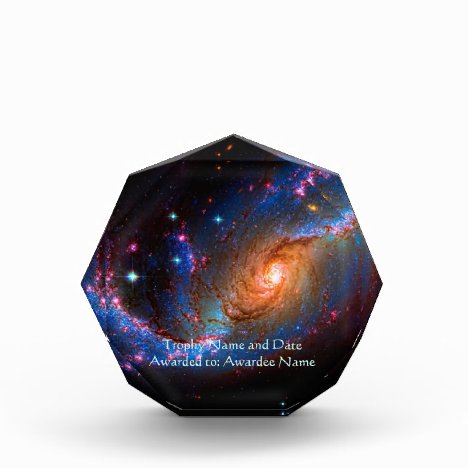 Barred Spiral Galaxy NGC 1672 Acrylic Award
