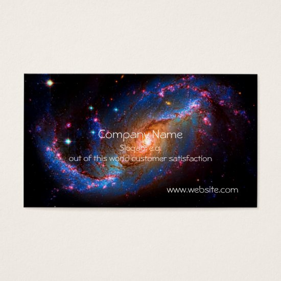 Barred Spiral Galaxy NGC 1672 Business Card