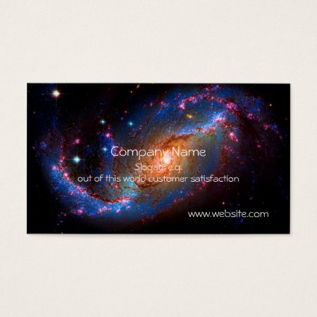Barred Spiral Galaxy NGC 1672 Business Card