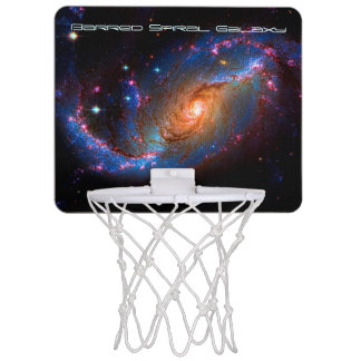 Barred Spiral Galaxy NGC 1672 outer space picture Mini Basketball Hoop