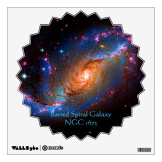 Barred Spiral Galaxy NGC 1672 Wall Sticker