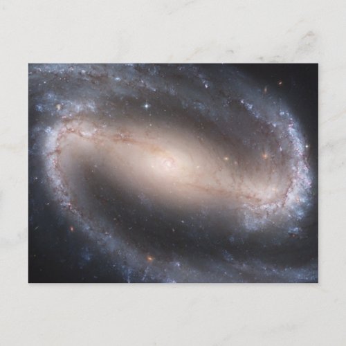 Barred Spiral Galaxy Postcard