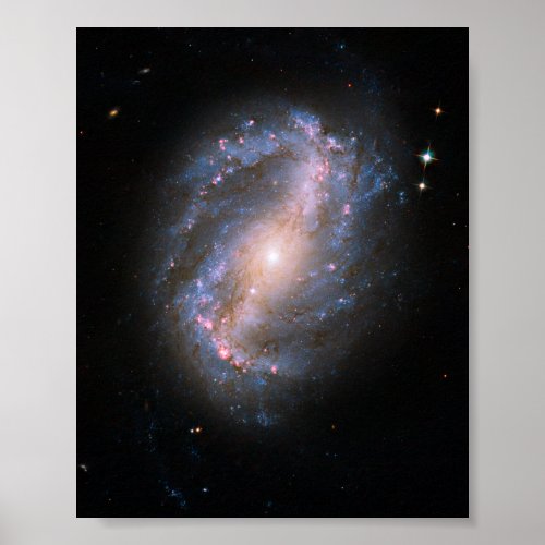 Barred Spiral Galaxy Poster