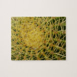 Barrel Cactus Closeup Abstract Nature Photography Jigsaw Puzzle