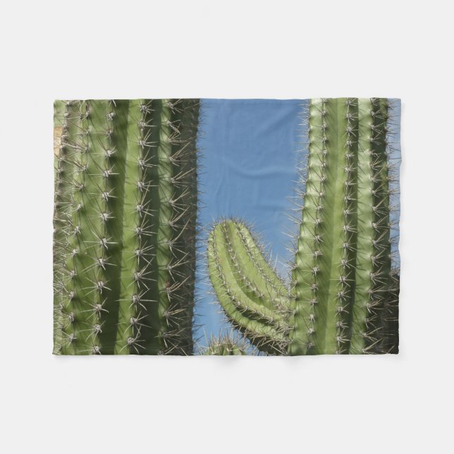 Barrel Cactus I Desert Photo Fleece Blanket (Front (Horizontal))