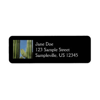Barrel Cactus I Desert Photo Label