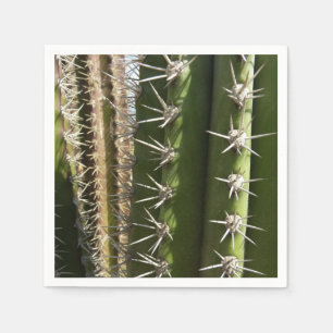Barrel Cactus II Desert Nature Photo Napkins