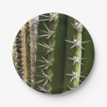 Barrel Cactus II Desert Nature Photo Paper Plates