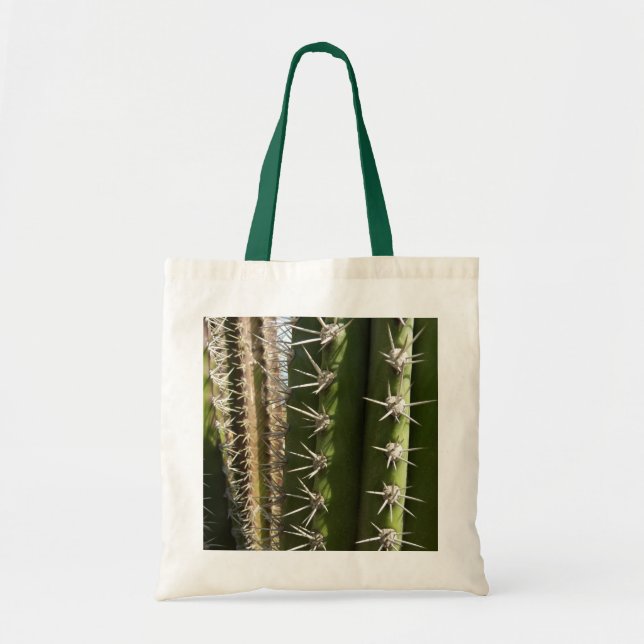 Barrel Cactus II Desert Nature Photo Tote Bag (Front)