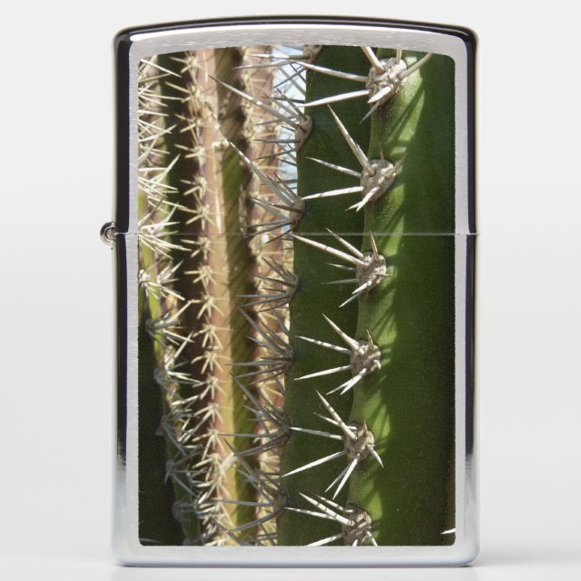 Barrel Cactus II Desert Nature Photo Zippo Lighter (Front)
