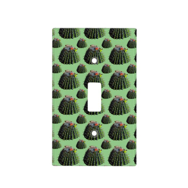 Barrel Cactus Wall Plates (Front)