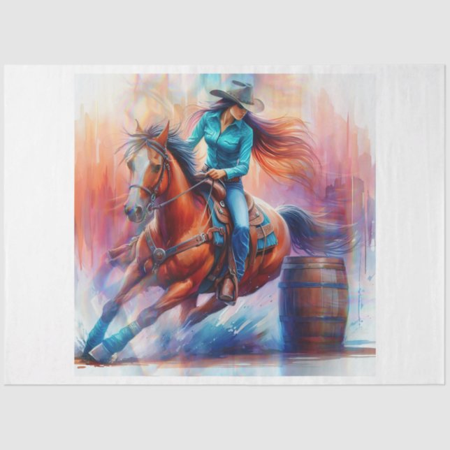 Barrel Girl Tissue Paper (Front)