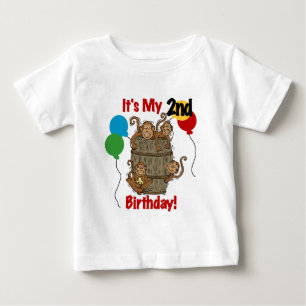 Barrel of Monkeys 2nd Birthday Tshirts and Gifts