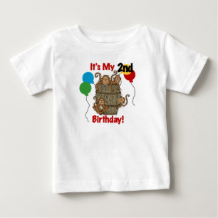 Barrel of Monkeys 2nd Birthday Tshirts and Gifts