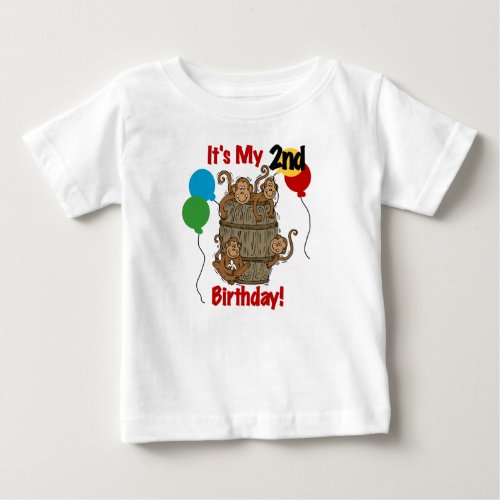 Barrel of Monkeys 2nd Birthday Tshirts and Gifts