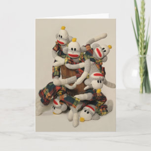 Barrel of Monkeys Blank Card