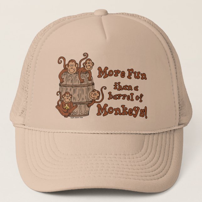 Barrel of Monkeys hat (Front)