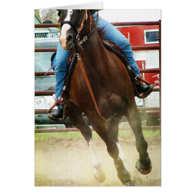 Barrel Race Horse Cards (Front)