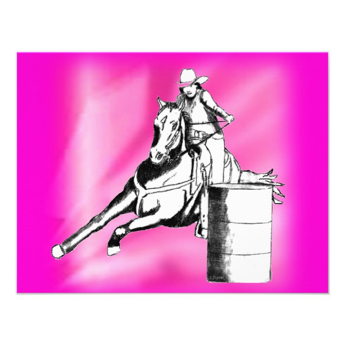 Barrel Racer 103 Invites