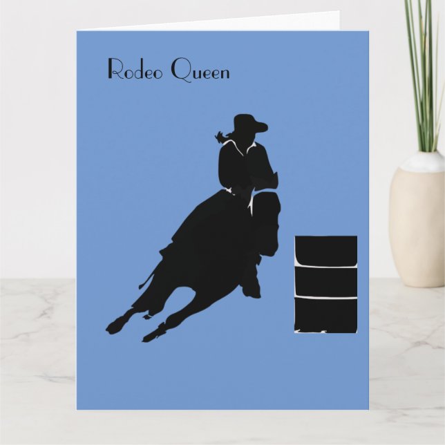 Barrel Racer  Card (Front)