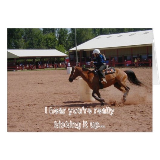 Barrel Racer Cards (Front Horizontal)