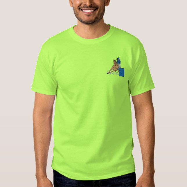 Barrel Racer Embroidered T-Shirt (Front)