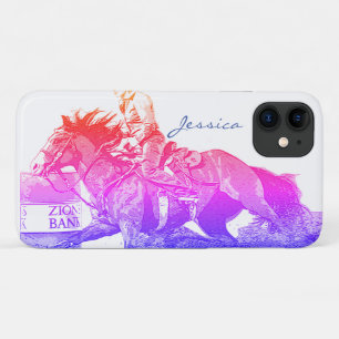 Barrel Racer II (rainbow) iPhone 11 Case