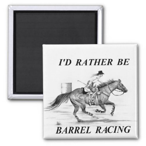 Barrel Racer Magnet