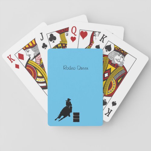 Barrel racer poker cards