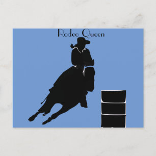Barrel Racer Postcard
