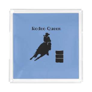 Barrel Racer Serving Tray