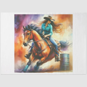 Barrel Racer Tissue Paper