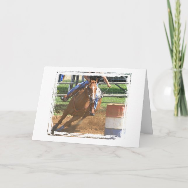 Barrel Racing Card (Front)