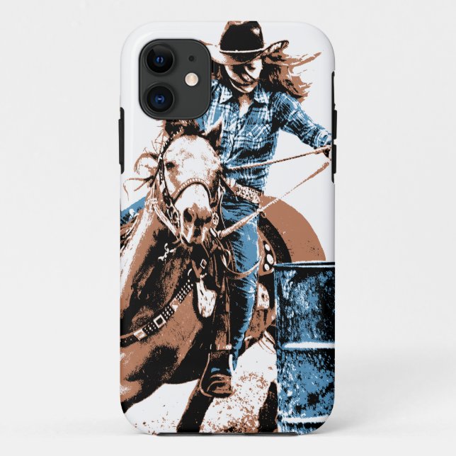 Barrel Racing Case-Mate iPhone Case (Back)