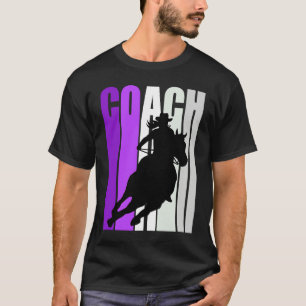 Barrel Racing Coach Instructor Cowgirl Hat Western T-Shirt