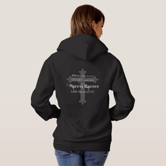 Barrel Racing Go On Hoodie (Back Full)