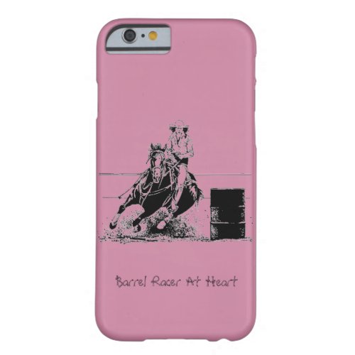 Barrel Racing Horse Barely There iPhone 6 Case