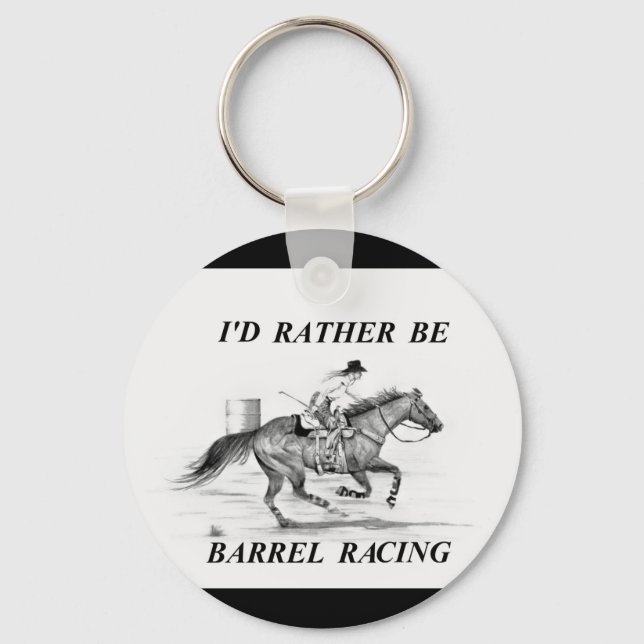 Barrel Racing Key Chain (Front)