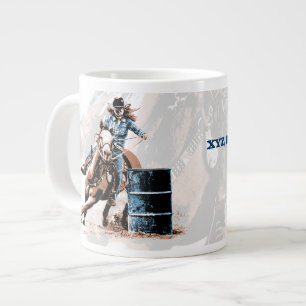 Barrel Racing Large Coffee Mug