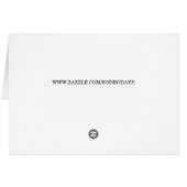 Barrel Racing Little Cowgirl Western Card (Back Horizontal)