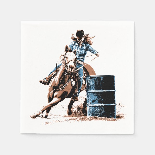 Barrel Racing Napkins (Front)